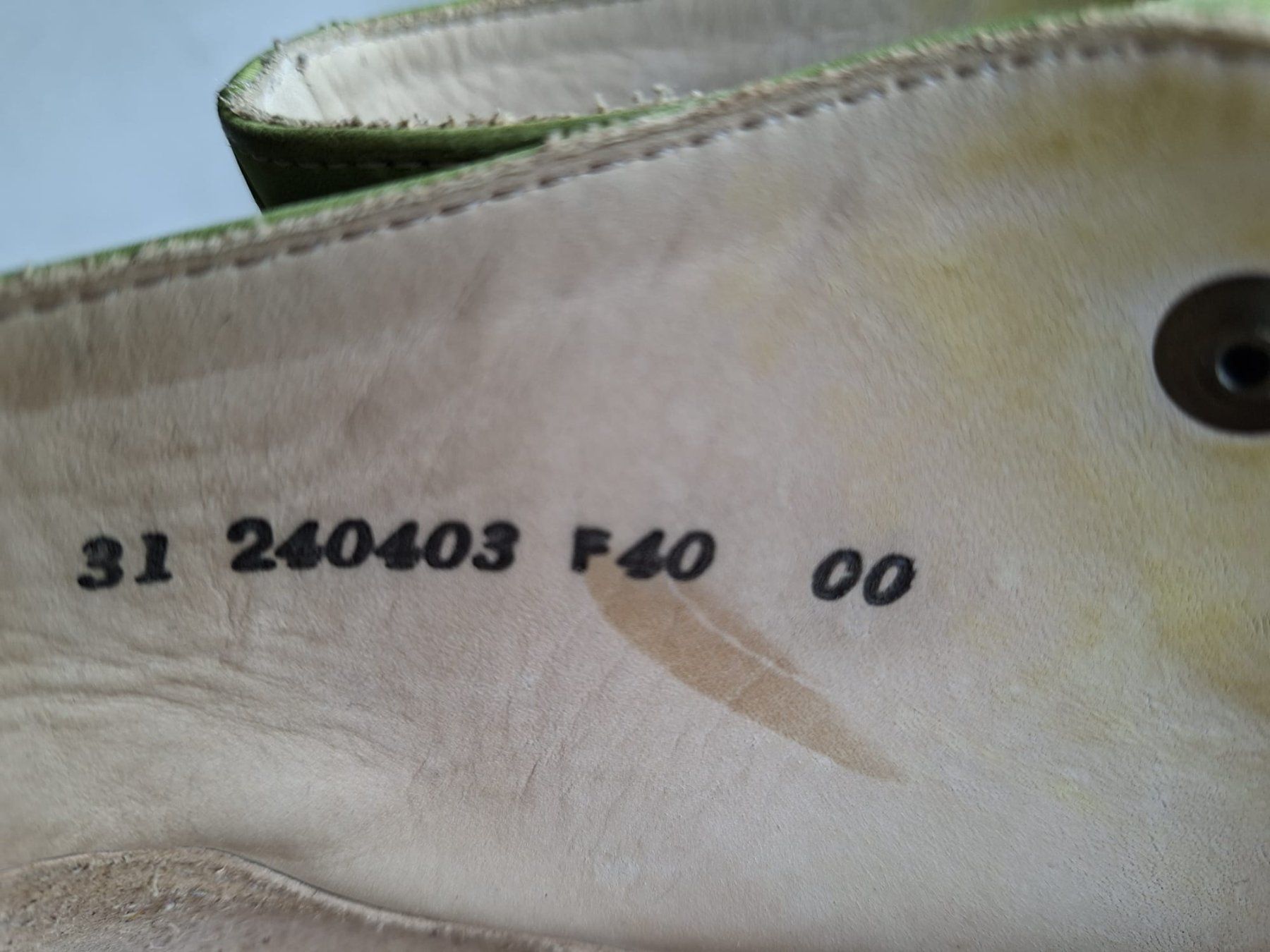 Scarpe da uomo: Waldviertler Tramper hellgrün F 40 – Usato da Winterthur venduto da l.nilles 4