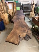 Design NussbaumTisch, Esstisch, Massivholz