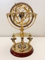 Globo armillare in ottone nautico con bussola - Grande