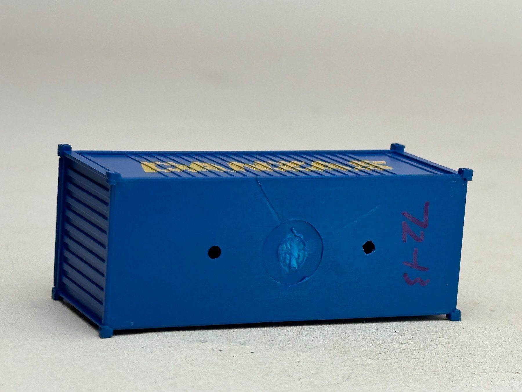 Modellini di ferrovie: EB- 20 Ft. Container Danzas blau – Usato da Elm venduto da Wikmtz 2