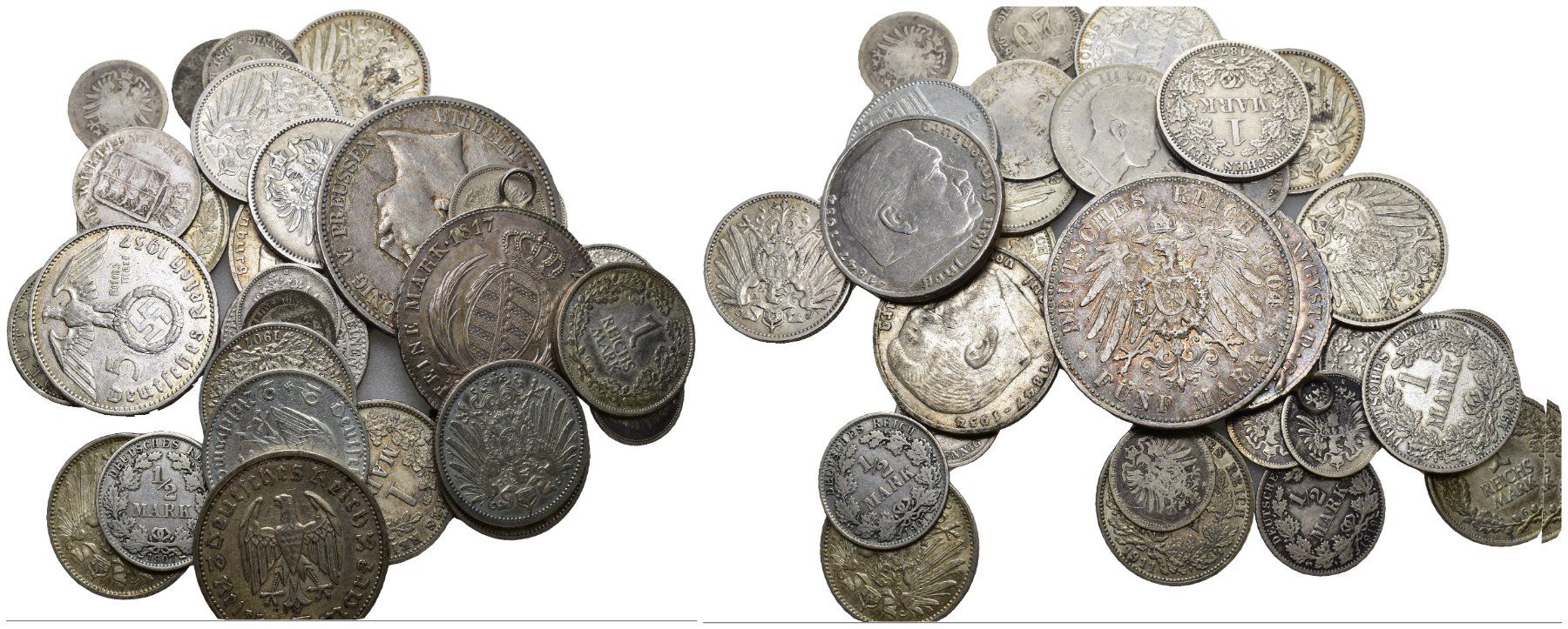 Alle Münzen: Deutschland Lot Silber – Gebraucht aus Bern von numismatictops