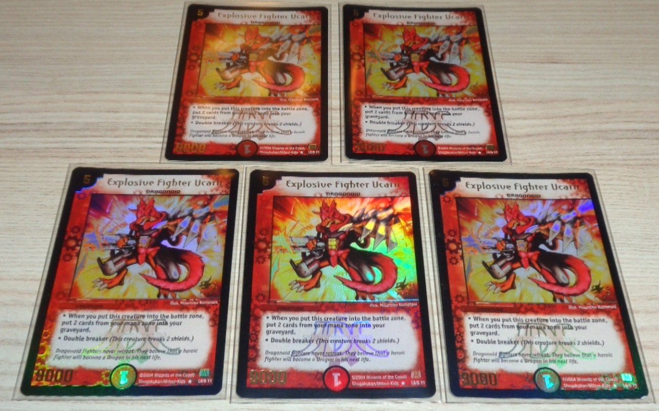 Sammelbilder & Trading cards: 5x Duel Masters Promo Card "Explosive Fighter Ucarn" (E) – Neu (gemäss Beschreibung) aus Thun von Gameparadise