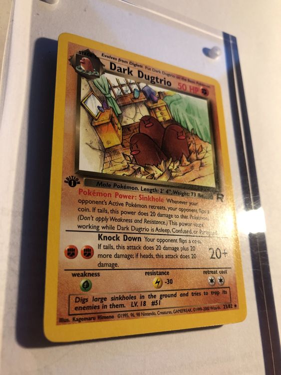 Dark Dugtrio 1st edition (rare) Team Rocket - MINT - ab 1.- (Gebraucht ...