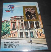 Briefmarke Nicaragua 1984 Diego Velazquez El Cardenal Inf...
