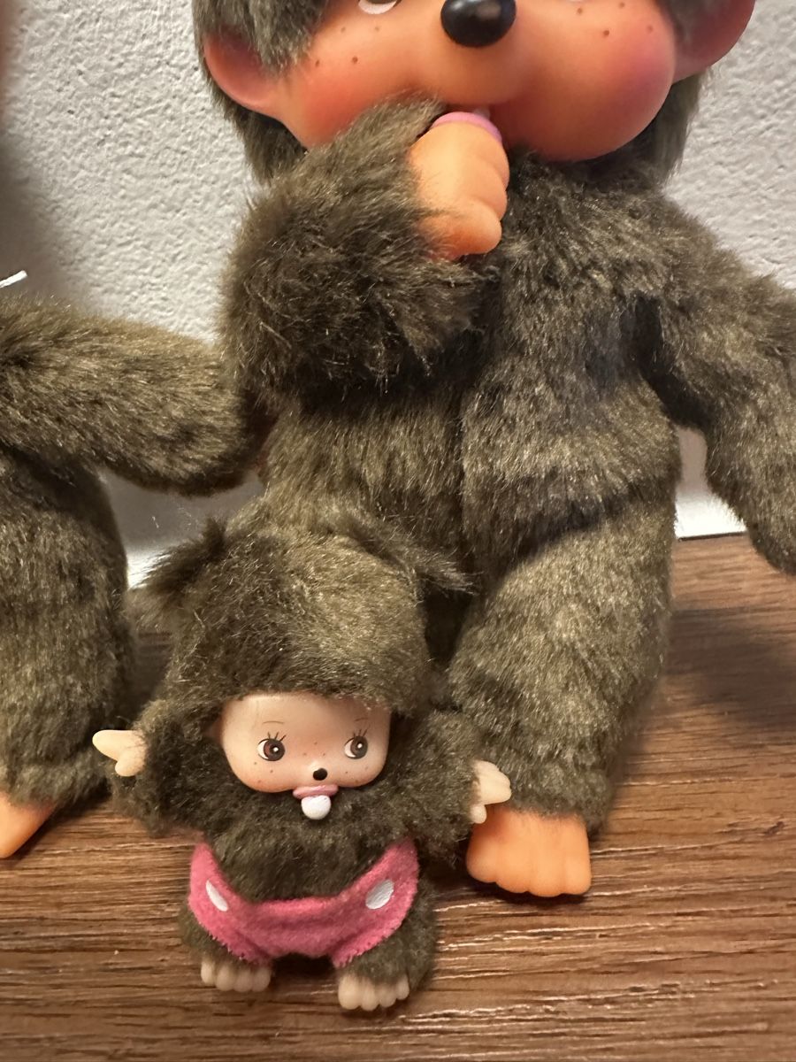 Monchhichi Giocattoli: Monchichi Familie – Usato da Herbriggen venduto da Sehrazade 3