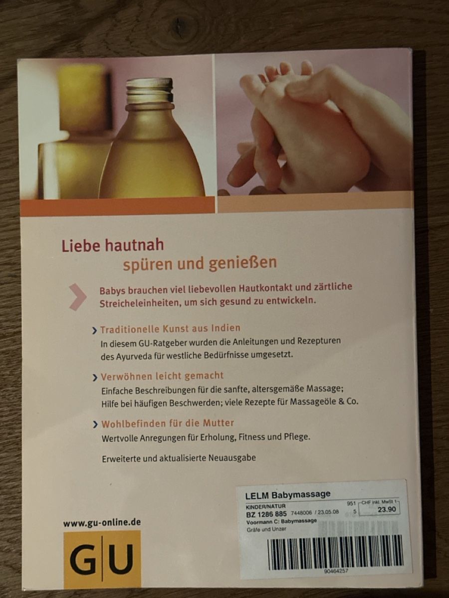 Libri: Babymassage – Usato da Pratteln venduto da Nala78 1