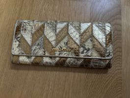 Gold Miu Miu Python Bag