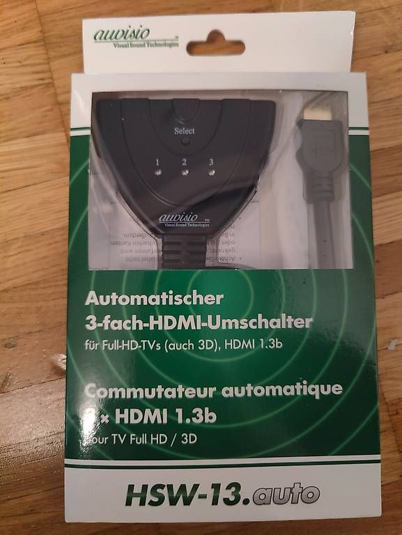 Hubs & Switches: HDMI Switch (1 in, 3 out) – Neuf avec emballage d'origine à Stäfa par TBStaefa