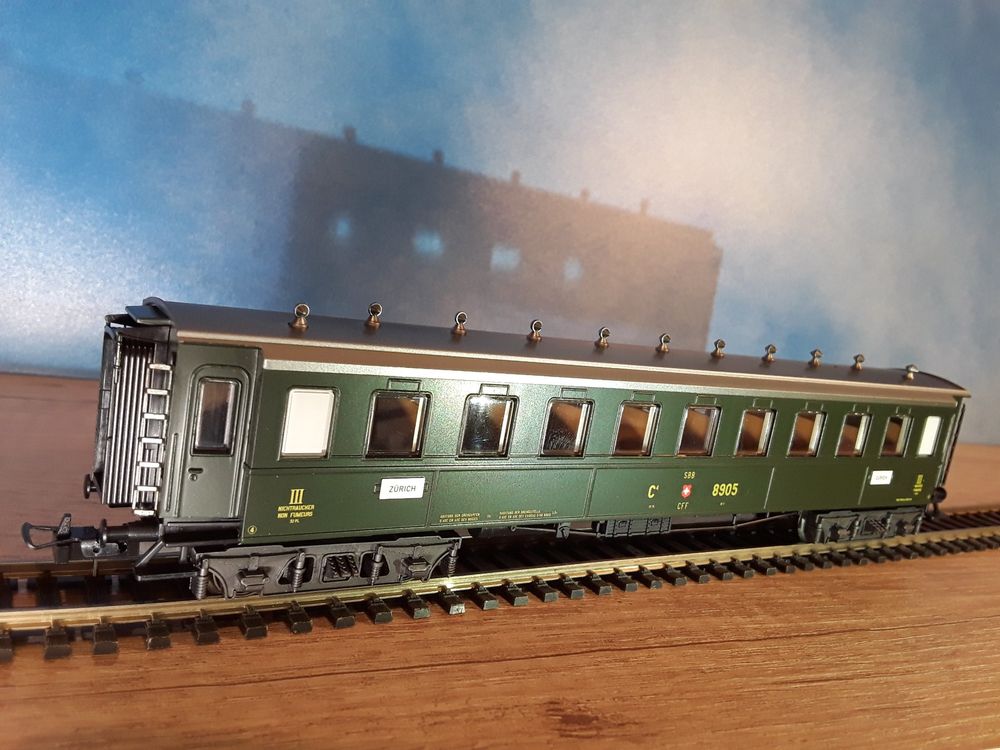 Sonstiges H0/00 » Pocher SBB Gepäckwagen - ein Metropolitan
