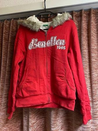 Kapuzen-Jacke/Hoody "Benetton", Vintage
