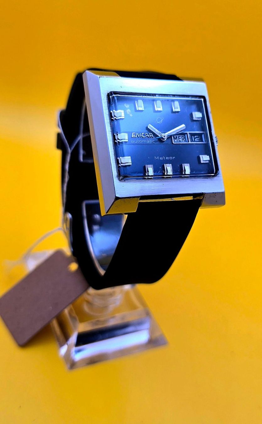 Omega Orologi: ENICAR AUTOMATIC METEOR DAY-DATE MECHANISCH WERK AUTOMATIC S – Usato da Neftenbach venduto da Taschen-Uhren 3