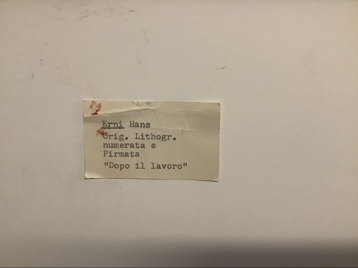 Grafica & Litografie: Nach der Arbeit von Hans Erni – Usato da Wahlen b. Laufen venduto da strizzi09 5