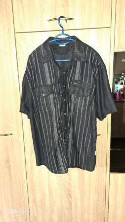Herren Kurzarmhemd   Sommerliches Hemd im Streifenlook