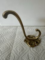 Antiker Kleiderhaken aus Messing, Wandhaken, Top!