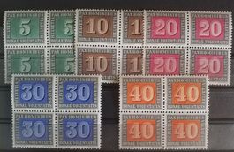 3983) 262-66, PAX im 4-Block postfrisch