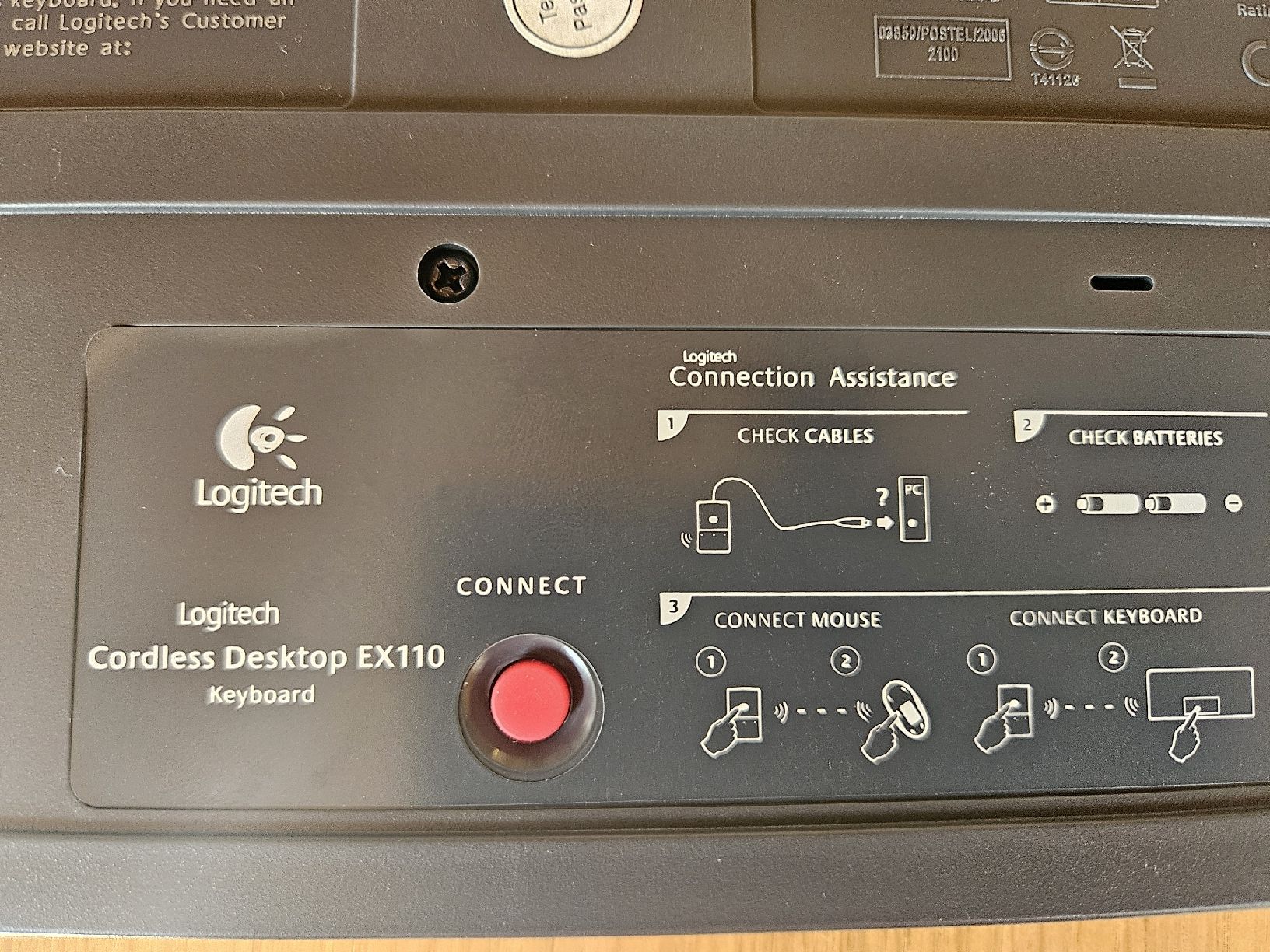 Logitech Tastiere: Logitech Cordless Desktop EX110 Clavier Souris Set – Usato da Bavois venduto da Patrose 3