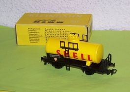 Kleinbahn H0 313 SHELL Kesselwagen ÖBB mit Gussboden, DC+AC