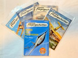 Fliegergeschichten, Rarität, 5 Stk. mit Nr. 100!