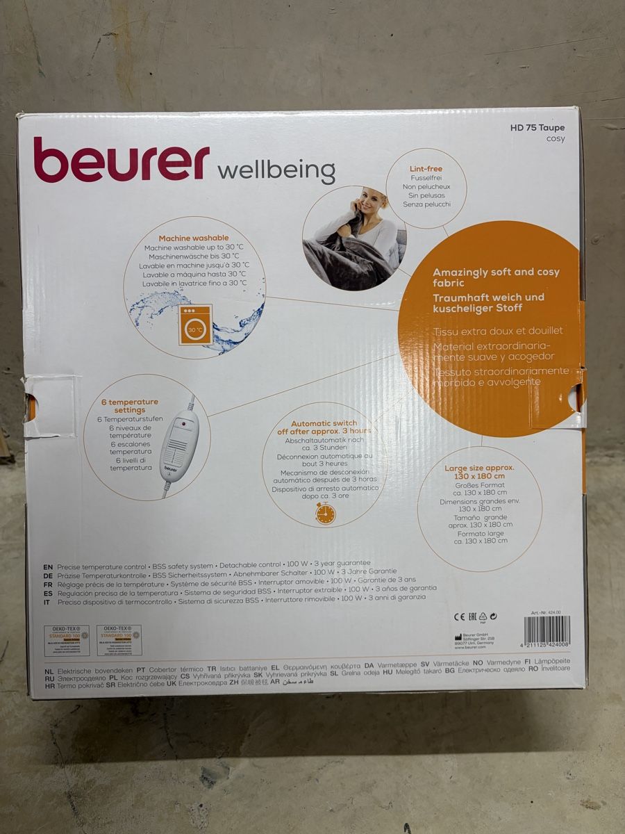 Coperte: Beurer HD 75 Heizdecke – Nuovo (secondo la descrizione) da Windisch venduto da Mihkoc 1