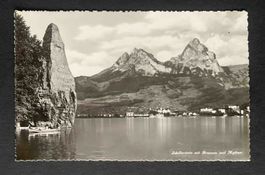AK Schillerstein mit Brunnen und Mythen