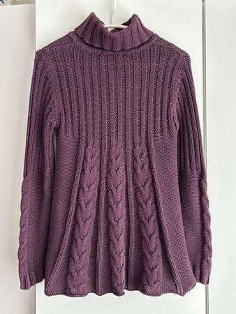 Wunderschöner modischer Strickpullover in der Farbe Mauve