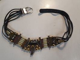 Damengürtel mit Metalldeko 75 cm