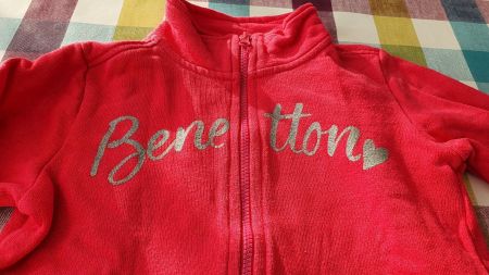 Pinkes Benetton Sweat Jäggli - 98