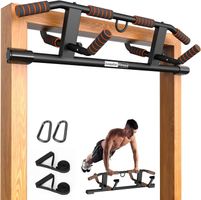 Klimmzugstange Türrahmen Pull Up Bar mit Griffen Set