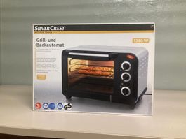 SilverCrest Grill- und Backautomat 1380 W, ca. 15 l, neuwert
