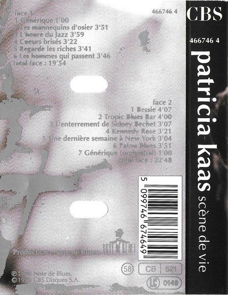 Cassettes audio: CASSETTE PATRICIA KAAS - CHANSONS – D'occasion à PORRENTRTUY par RABAIS_SPORT 1