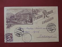 Locarno Pension Reber - 1890