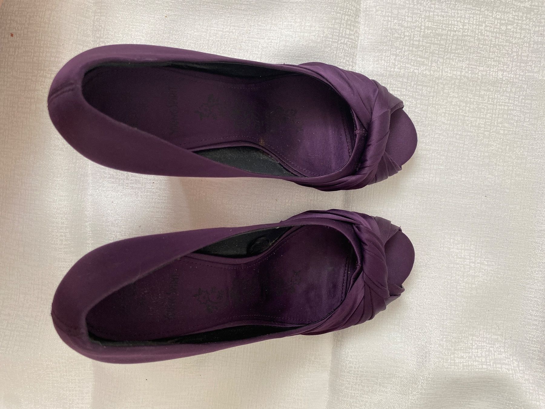 Dosenbach Scarpe da donna: wenig getragene Peeptoes violett – Usato da Hausen AG venduto da corinne_g 5