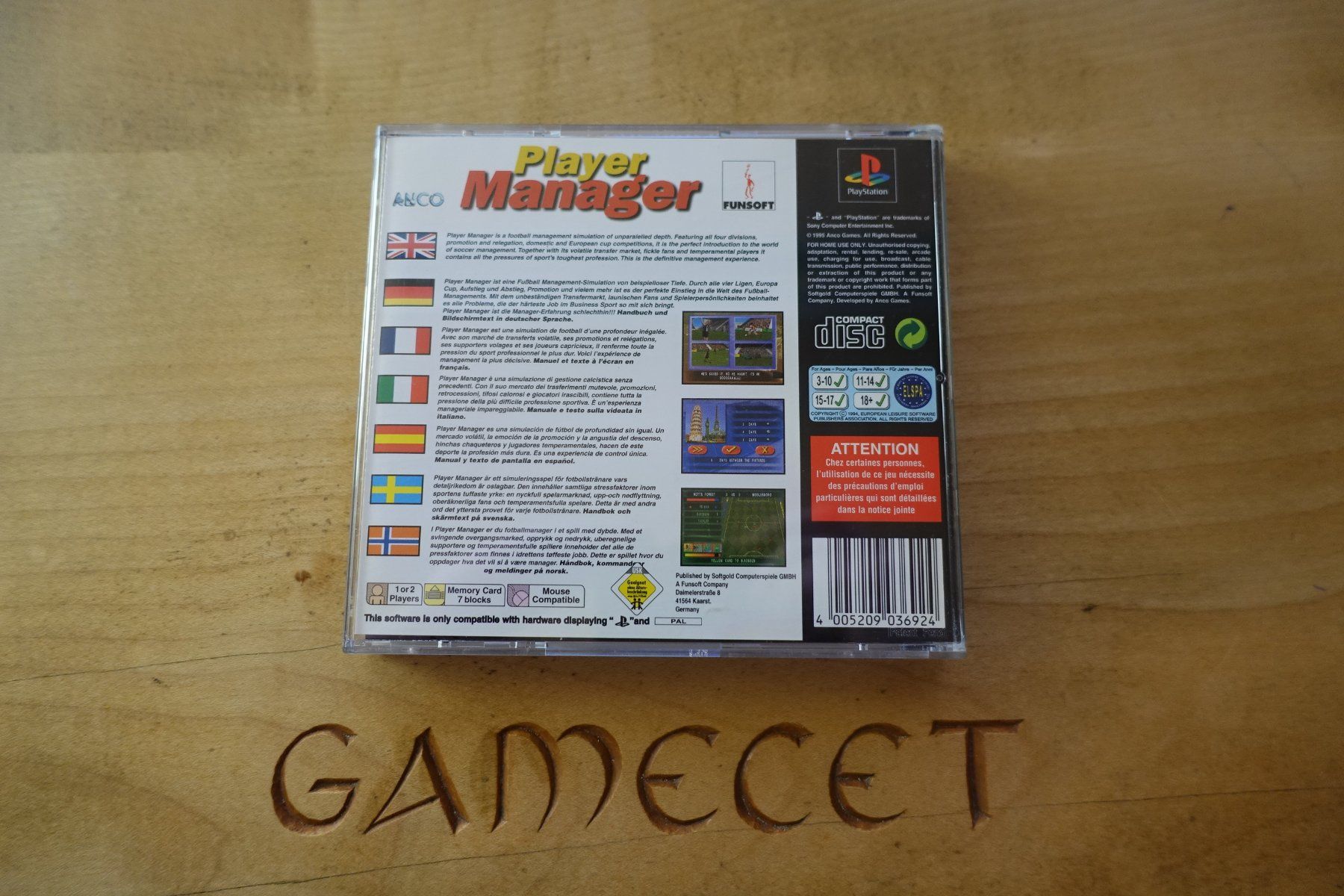 Sony Giochi: Player Manager – Usato da Steinach venduto da Gamecet 2