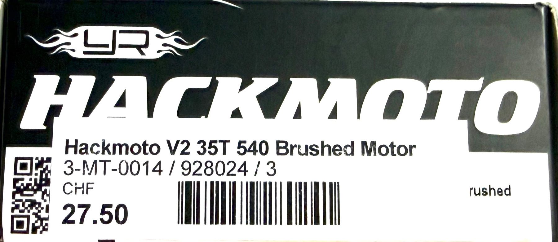 Modellismo RC: MOTEUR YR HACKMOTO V2 35T 1/10 CRAWLER – Nuovo e nell'imballaggio originale da Yverdon-les-Bains venduto da Fijo-rc 7