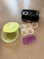 Lunchbox mit Schüssel und Dosen gebraucht