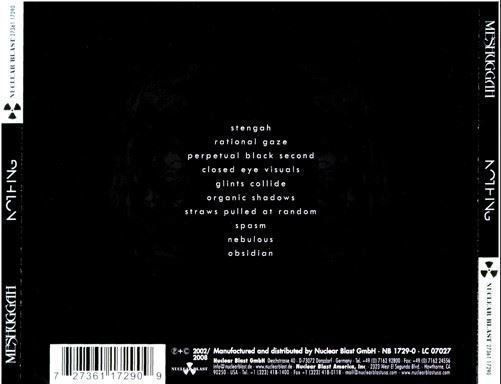 CDs: Meshuggah - Nothing – Gebraucht aus St-Cergue von  1