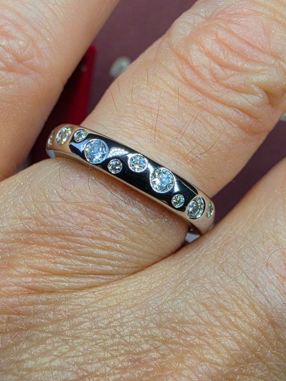 Anelli: Bague argent avec diamants de moissanite certifiés GRA – Nuovo e nell'imballaggio originale da Reconvilier venduto da Tsma67 6
