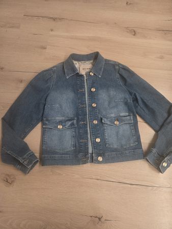 Mos Mosh Jeansjacke Puff Ärmel Gr. XS 