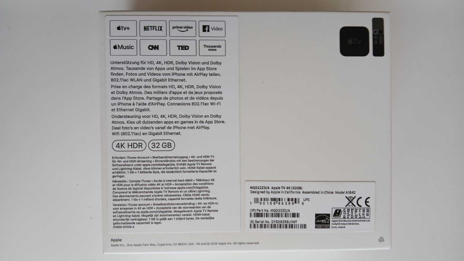 Apple Sistemi audio & multimediali: Apple tv 4 K – Usato da Villars-sur-Glane venduto da Lrudin 3