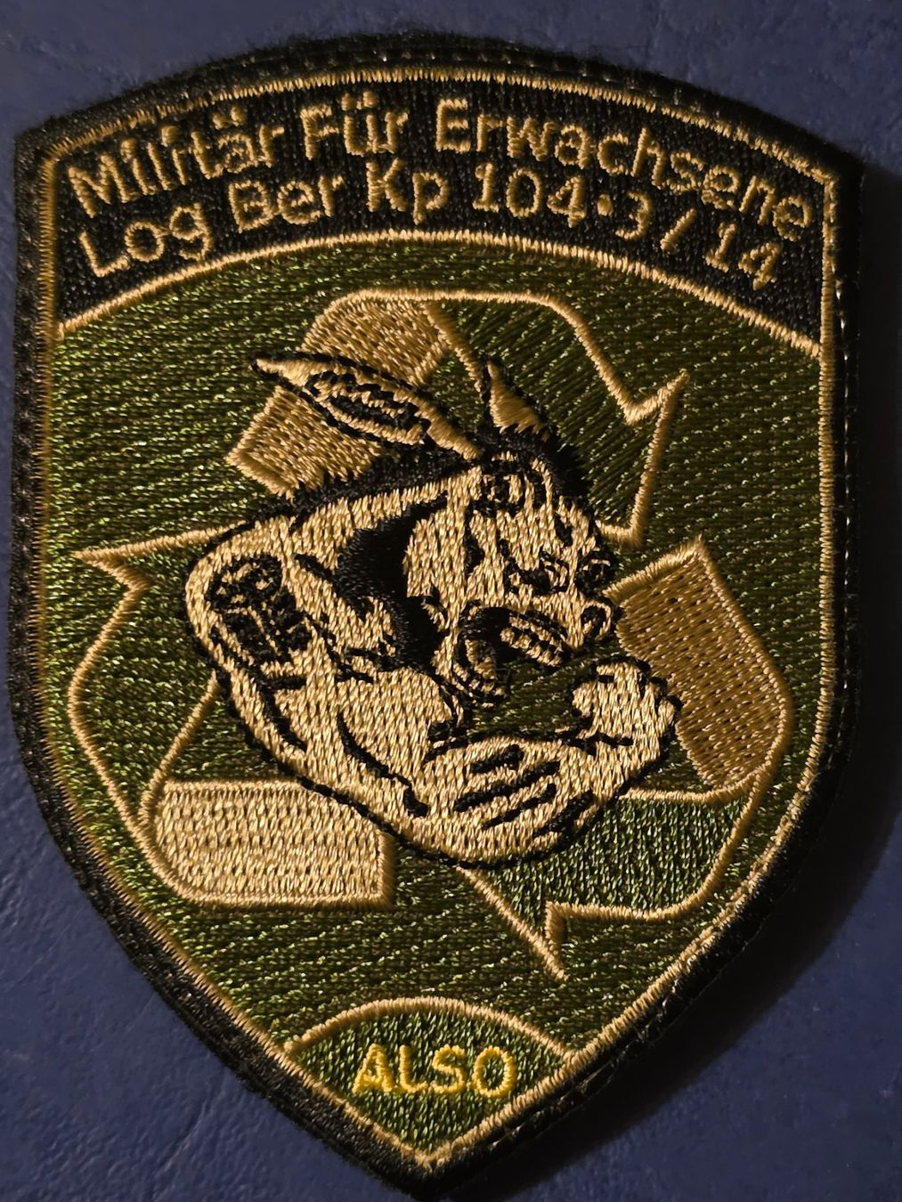 Schweizer Armee Placchette & Badge: Abzeichen Logistik Ber Kp 104 Klett – Nuovo (secondo la descrizione) da Nyon venduto da freetoys08