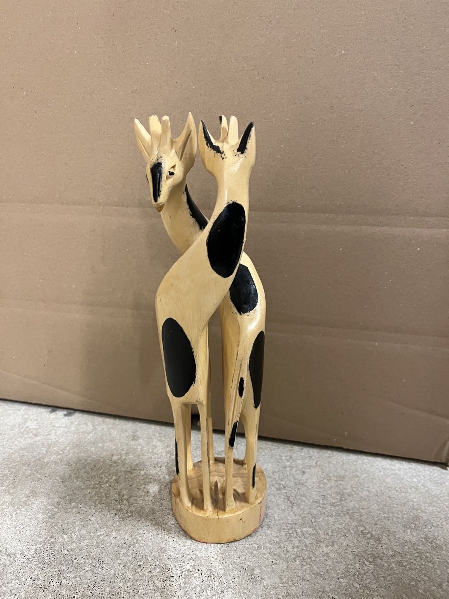 Statuette: Holzgiraffe - handgefertigt – Usato da Fribourg venduto da RafaelFilliger 1