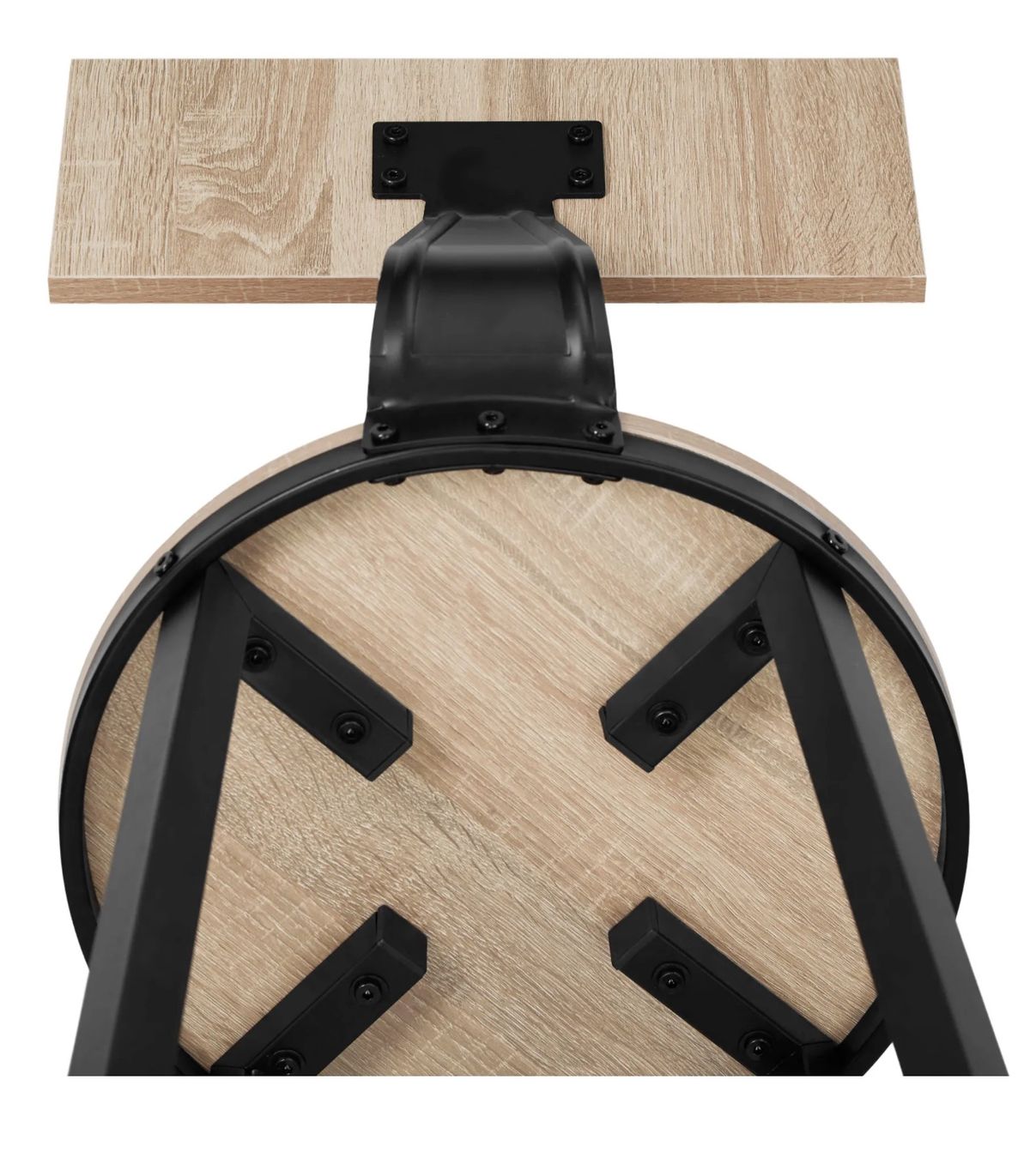 Sgabelli: %neue 2er Set Barhocker Poole Industrial Holz hell, Eiche – Nuovo (secondo la descrizione) da Necker venduto da liq24 3