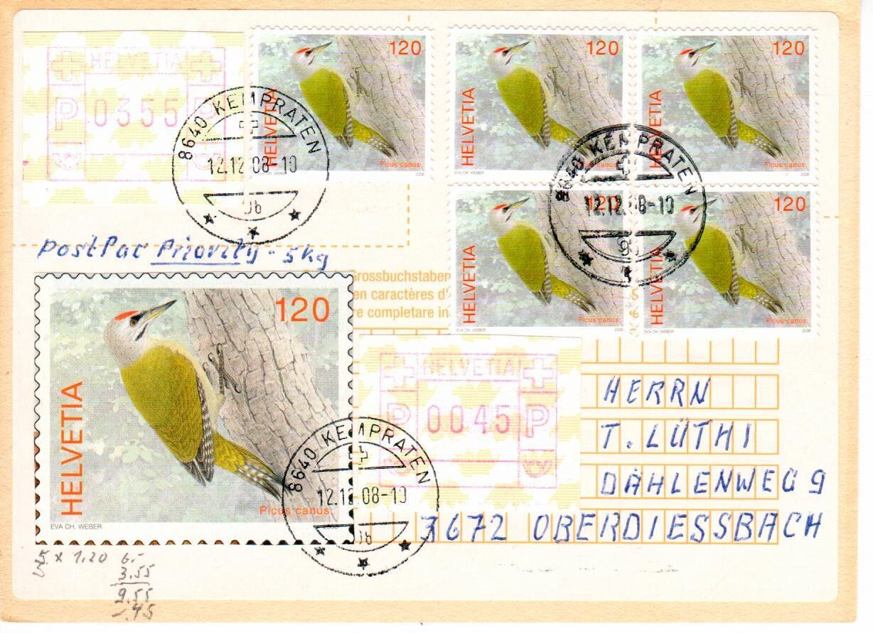 Tous les timbres: Paketfrankatur – D'occasion à Wolhusen par Curver9