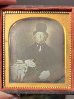 6th Plate Daguerreotypie POST MORTEM um 1860