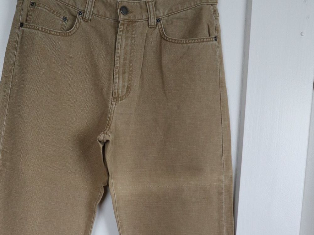 Mexx Pantaloni: Hose, Mexx, Gr. 33 / M, gerader Schnitt, Baumwolle & Leinen – Usato da Wattwil venduto da diamant1 5