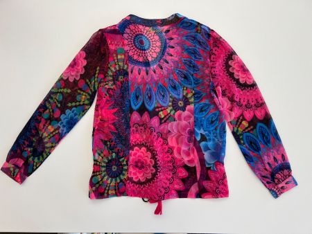 Desigual Tunika / Bluse mit Boho-Print – Gr. XS