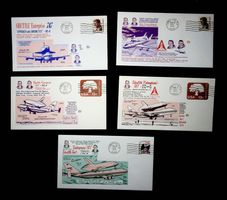 USA POSTE AÉRIENNE 5 LETTRES 1977 / U180