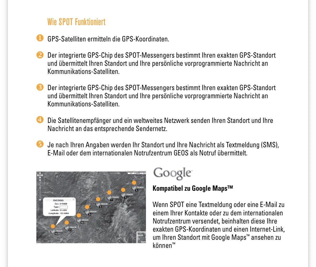 GPS & Strumenti di misurazione: SPOT Satellite GPS Messenger – Usato da Hagneck venduto da ott_2k7h 4