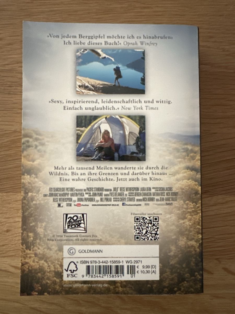 Libri: Wild: Der grosse Trip von Cheryl Strayed - Taschenbuch – Usato da Münsingen venduto da Sim2977 1