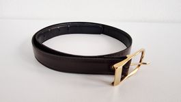 Damen Taillengürtel 71-80cm Braun Kunstleder